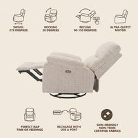 CELESTE Power Nursery Glider Recliner