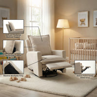 SOLACE Manual Nursery Glider Recliner
