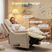 SOLACE Manual Nursery Glider Recliner
