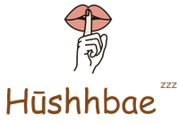 Hushhbae with horizontal superscript zzz and shushing gesture