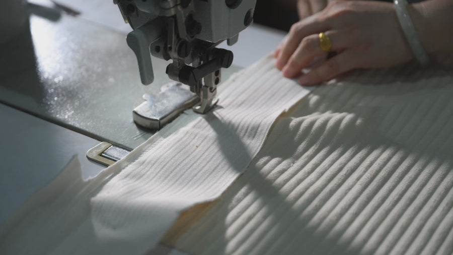 Upholstery sewing — silent video